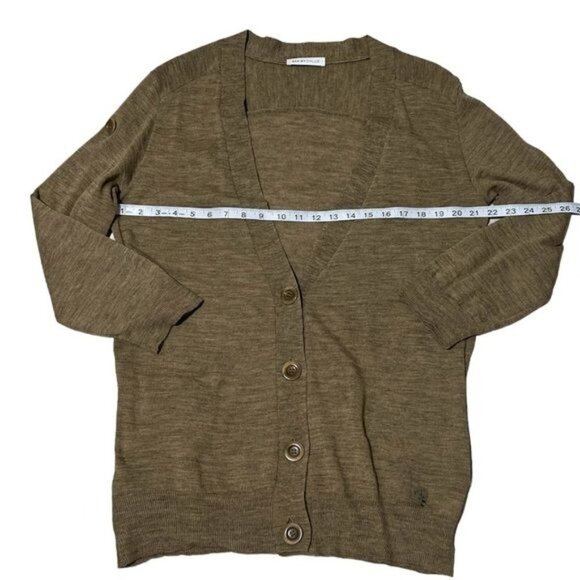 See by Chloe Wool Alpaca Brown Relaxed Fit Cardigan Size 4 - Picture 8 of 12